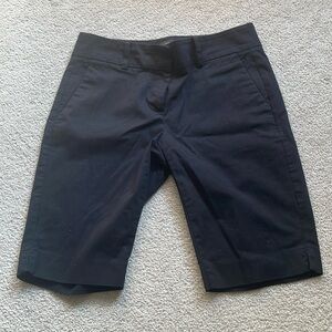 Ann Taylor Black Bermuda Shorts Size 0